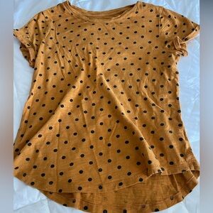 Sz small Women polka dot business casual shirt